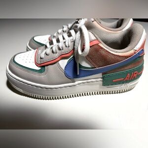 Wmns Air Force 1 Shadow 'Sail Signal Blue Green'